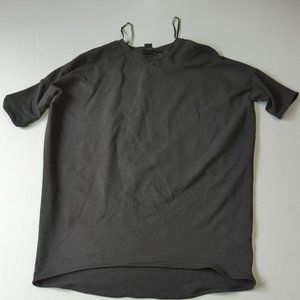 City Chic Womens Size 16 Black Short Sleeve T Shirt Solid Casual Travel